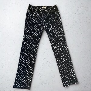 Vineyard Vines corduroy girls Pants girls size 12 Navy Blue and White Polka Dot